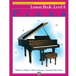 Alfred's Basic Piano Library Lesson Book Level 4 Book