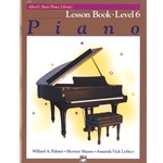 Alfred's Basic Piano Library Lesson Book Level 6 Book