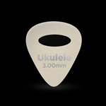 Planet Waves 1FLT9-04 Ukulele Felt Picks White w/ Hole, 3mm