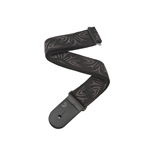 Planet Waves 50F078 Woven Guitar Strap, Black/Gray Tattoo