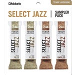 D'Addario DSJ-K2M Jazz Tenor Sax Reed Sampler Pack, 2M/2H