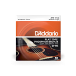 D'Addario EFT13 Medium Resophonic, Flat Tops Phosphor Bronze Acoustic Guitar Strings 16-56