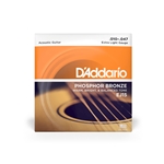 D'Addario EJ15 Phosphor Bronze Acoustic Guitar String Set, Extra Light, 10-47