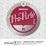 Pro Arte J5601W44M Violin Single Aluminum Wound E String, 4/4 Scale, Medium Tension