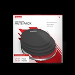 Evans SO-2346 SoundOff Drum Mute Pak, Standard (12,13,14,16)