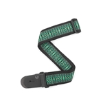 D'Addario T20W1422 2" Guitar Strap, Monterey 3 - Green,