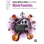 Violin Solos, Duets & Trios For Strings: Movie Favorites Book & Online Audio/Software/PDF