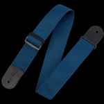 Levy's Leathers M8POLY-NAV 2" Polypropylene Guitar Strap, Navy Blue