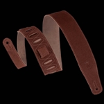 Levy's Leathers MS26-RST 2 1/2" Simply Suede Guitar Strap, Rust