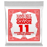 Ernie Ball 1011 .011 Single Guitar String Nickel