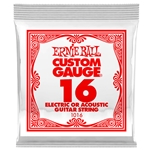 Ernie Ball 1016 .016 Single Guitar String Nickel