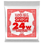 Ernie Ball 1124 .024 W Single Guitar String Nickel