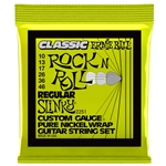 Ernie Ball 2251 Regular Slinky Classic Rock N Roll Pure Nickel Wrap Electric Guitar Strings 10-46