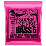 Ernie Ball 2824 5-String Super Slinky Nickel Wound Electric Bass Strings 40-125