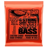 Ernie Ball 2838 Long Scale Slinky Nickel Wound 6-String Electric Bass Strings 32-130