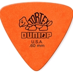 Dunlop  431P60 Tortex Triangle Pick, .60, 6 Pack
