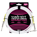 Ernie Ball 6049 Classic Instrument Cable Straight/Angle 10 Foot White