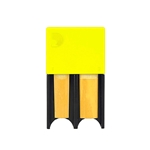 Rico DRGRD4ACYL Reed Guard Small Clarinet/ Alto Sax Yellow
