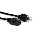 Hosa Technology PWC-143 Grounded Power Cord  3 Foot for Pro Audio Gear