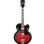 Ibanez AF75TRS AF Series Hollow Body Guitar - Transparent Red Sunburst