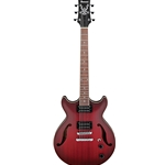 Ibanez AM53SRF Artcore Semi Hollow Body Electric Guitar, Red Flat