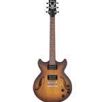 Ibanez AM73BTF AM Series Hollow Body Electric Guitar, Tobacco Flat