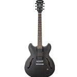 Ibanez AS53TKF Semi Hollow Body Electric Guitar - Transparent Black Flat