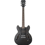 Ibanez AS53TKF Artcore Semi- Hollow Body Electric Guitar - Transparent Black Flat