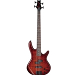 Ibanez GSR200SMCNB GIO Electric Bass Guitar, Charcoal Brown Burst