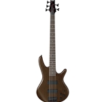 Ibanez GSR205BWNF GIO Electric 5-String Electric Bass Guitar, Walnut Flat