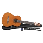 Yamaha C40PKG GIGMAKER KIT Full Size Student Classical Guitar /Bag, Natural
