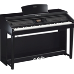 Yamaha CVP701PE Clavinova Digital Ensemble Piano with Bench Polished Ebony