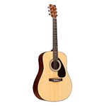 Yamaha F1HC Solid Top Dreadnought Guitar, Natural  w/ Hardshell Case