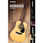 Yamaha GIGMAKERSTD GIGMAKER KIT Dreadnought Acoustic Guitar w/Bag, Natural