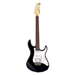 Yamaha PAC012BLACK Pacifica Double Cutaway Electric Guitar, Black