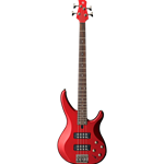 Yamaha TRBX304CAR 4-String Electric Bass, Candy Apple Red