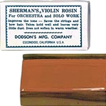 Sherman 145DO Violin/Viola Rosin, Light