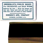 Sherman 146DO Violin/Viola Rosin, Dark