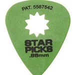 Everly 3002G Star Pick .88 Green
