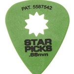Everly 3002G Star Pick .88 Green