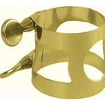 American Plating #334G Alto Saxophone Ligature, Gold Bagged