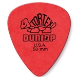 Dunlop  418P50 Tortex Pick, .50 Red 12 pack