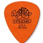 Dunlop  418P60 Tortex Pick, .60 Orange 12 pack