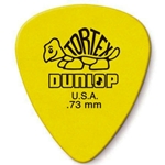 Dunlop  418P73 Tortex Pick, .73 Yellow 12 pack