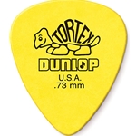 Dunlop  418R73 Tortex Pick, .73 Yellow