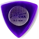 Dunlop  473P30 Stubby Triangle Pick 6 Pack 3.0 Purple