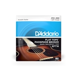 D'Addario EFT16 Flat Top Bronze Light, ENV PKG