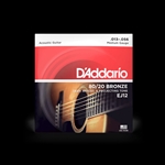 D'Addario EJ12 String Guitar Bronze Medium Acoustic