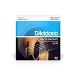 D'Addario EJ36 String Guitar 12 String Bronze Light