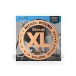 D'Addario EXL115W Blues/Jazz Wound 3rd Electric Guitar String Set, Medium